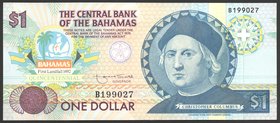 Bahamas 1 Dollar 1992 Commemorative

P# 50; № B 199027; UNC; "C. Columbus"