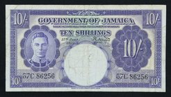 Jamaica 10 Shillings 1950

P# 39; # 57C86256