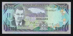 Jamaica 100 Dollars 1994 UNC

P# 75a; # CR180627
