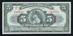 Peru 5 Soles 1941

P# 66; # 768953