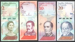 Venezuela 2 - 500 Bolivares 2018 Full Set

P# New; UNC; Set 8 PCS