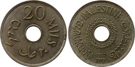 Palestine 20 Mils 1927 Rare

KM# 5; AUNC Rare in this Condition