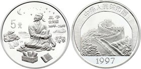 China 5 Yuan 1997

KM# 1070; Silver Proof; Astronomer