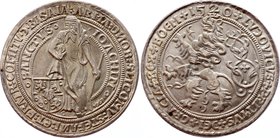 Bohemia Schlick Joachim Thaler 1520 (1967) (RESTRIKE)

Silver 19.76g 42mm; Medieval Czechoslovakia Joachim Thaler 1520 Restrike; This is a replica o...