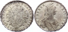 Holy Roman Empire Thaler 1745 KB (+VIDEO)

Dav# 1128, Her# 569; Maria Theresia. 1740-1780. Kremnitz Mint, Hungary. Silver, UNC. Full mint luster. Ex...