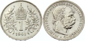 Austria 1 Corona 1891

KM# 2804; Silver; Prooflike; Franz Joseph I; UNC with scratches