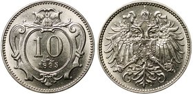 Austria 10 Heller 1895

KM# 2802; Nickel; Mint Luster; UNC