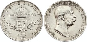 Austria 1 Corona 1908

KM# 2808; Silver; Franz Joseph I Reign Jubilee 1848-1908; UN