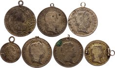 Austria Lof of mounted Kreuzers

Silver, 7 pieces with rings. Appears to be made in Ferdinand I times.