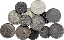 Austria-Hungary Lot of 13 Coins

2 Filler & Heller 1916-1918, 20 Filler 1893-1918