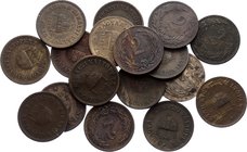 Hungary Lot of 17 Coins

2 Filler 1893-1915; All Dates are Different