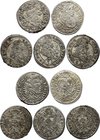 Bohemia Silesia Lot of 5 Coins

3 Kreuzer 1668-1702; Silver