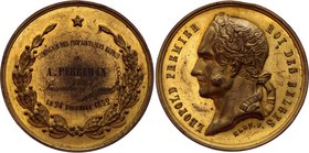 Belgium Medal "Compagnie des Proprietaires Reunis" 1852

27.38g 40mm; Leopold