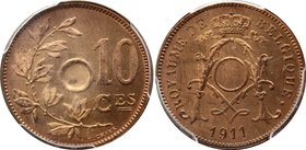 Belgium 10 Centimes 1911 Pattern PCGS SP64RD

Copper