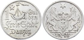 Danzig 1 Gulden 1923

KM# 145; Silver, XF