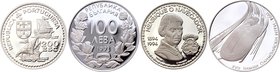 Europe Lot of 2 Coins

Bulgaria 100 Leva 1993 & Portugal 200 Escudos 1994; Silver Proof