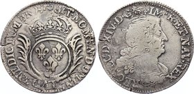France 1/2 Ecu 1694 W

Dy# 1529; Silver; Louis XIV; Overstruck
