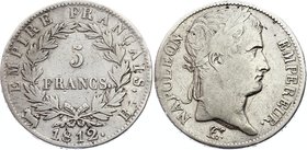 France 5 Francs 1812 B

KM# 694.2; Silver; Napoleon I (french empire)