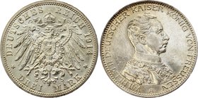 Germany - Empire Prussia 3 Mark 1914 A

KM# 538; Silver; Wilhelm II
