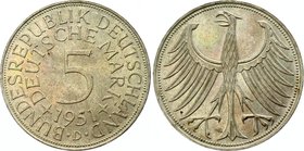 Germany 5 Mark 1951 D

KM# 112; Silver; UNC