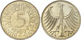 Germany 5 Mark 1960 D

KM# 112; Silver; UNC