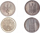 Germany Lot of 2 Coins

5 Mark 1978 F & 1980 F; With Silver Proof; Different Motives; Comes in Original Bank Package