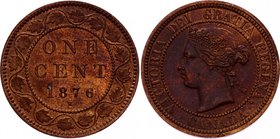 Canada Cent 1876 H

KM# 7; Victoria. Copper, UNC.