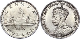 Canada 1 Dollar 1935

KM# 30; Silver; 25th Anniversary of the Reign of King George V