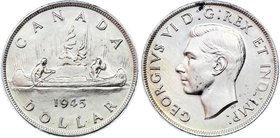 Canada 1 Dollar 1945

KM# 37; Silver; George VI