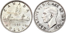 Canada 1 Dollar 1946

KM# 37; Silver; George VI; AUNC