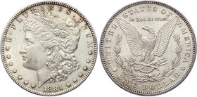 United States Morgan Dollar 1884

KM# 110; Silver; "Morgan Dollar"; AUNC+/UNC-