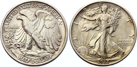 United States Half Dollar 1918

KM# 142; Silver; "Walking Liberty Half Dollar"; XF