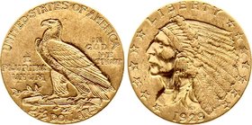 United States 2-1/2 Dollars 1929

KM# 128; Gold (.900) 4.18g 18mm; "Indian Head - Quarter Eagle"