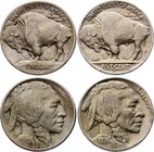 United States Lot of 2 Coins

5 Cents 1913 S, 1936 D