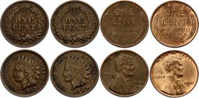 United States Lot of 4 Coins

1 Cent 1904, 1907, 1952 D, 1941