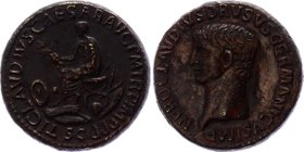 Ancient World Roman Empire Nero Claudius Drusus Sestertius Paduan 42 - 43 AD

26.05g 33mm; Ric# 109; Reverse: TI CLAVDIVS CAESAR AVG P M TR P IMP P ...