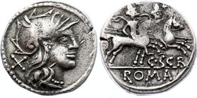 Ancient World Roman Republic AR Denarius 154 BC

BC