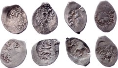 Russia Lot of 4 Coins 1462 - 1505

1 Denga Ivan III 1462-1505; Silver