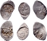 Russia Nice Lot of 3 Coins 1462 - 1505

1 Denga Ivan III 1462-1505; Silver; Not Common Coins
