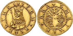 Russia Ugorskiy Zolotoy 1682 - 1696 Collectors copy

Petr I and Ivan V with Sophia as a regent. The original coin of this type was an award for Crim...