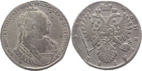 Russia 1 Rouble 1734

Bit# 115; Silver 25,2g.; Rare