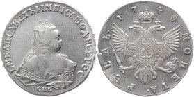 Russia 1 Rouble 1748 СПБ

Bit# 263; Conros# 64.1260 +; 2,25 Rouble Petrov; Silver 25,55g.; Edge - inscription; SPB Mint; St. Peterburg type - in a c...