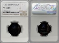 Russia Denga 1752 R NGC VF 30 BN

Bit# 361 (R); Copper; Edge netlike; Rare!