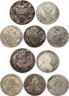 Russia Catherine II & Anna Roubles Lot 1734 -1789

Lot of 5 silver roubles of different dates in collectable conditions, mostly VF.