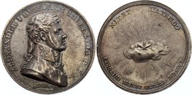 Russia Alexander I Silver Medal 1805 Imperial Visit to Berlin

Diakov# 299.1; by A. Abramson. Silver, 27,47g. Obv. ALEXANDER I RVSSORVM IMPERATOR P....