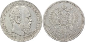 Russia 1 Rouble 1886 АГ

Bit# 60; Silver 19,80g.