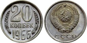 Russia - USSR 20 Kopeks 1966 

Y# 132; Prooflike; UNC