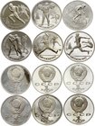 Russia - USSR Lot of 6 Coins 1 Rouble 1991 Olympics, Barcelona

1 Rouble 1991; 1992 Summer Olympics, Barcelona
