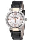 Chopard Imperiale Ladies

Brand name: Chopard

Body material: Gold / Steel

Bracelet material: Leather

Shape: Circle

Mechanism type: Quartz

Water r...