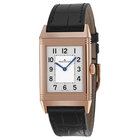 Jeager-LeCulture Reverso Ultra Thin Rose Gold

Brand name: Jaeger-LeCoultre

Body material: Pink gold

Bracelet material: Leather

Shape: Rectangle

M...